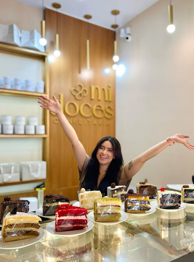 Millena Moreira na Mi Doces
